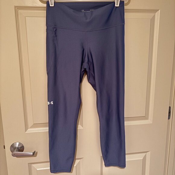 Under Armour Blue Compression 7/8 Leggings - Picture 1 of 9